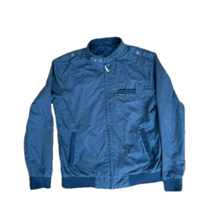Members Only Navy Blue Bomber Jacket